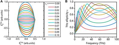 Strong polarization-controlled terahertz generation by bi-elliptical polarized laser fields